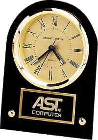 Black Acrylic Clock [TDC6]