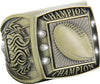 Championship Ring with Activity Insert- Football Gold [RGSJ-G-CHMP-FB]