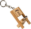 Bamboo Flash Drive with Flip Style Lid & Key Chain [BJMEM003]