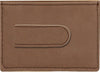 Dark Brown Leatherette Money Clip [MCJ-198]