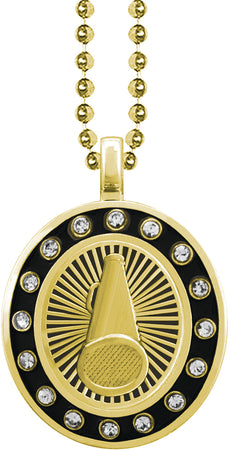 Cheer Gold Charm [CSOV-16STN-CH-G]