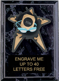 Swimming Spring Loaded Plaque [PRBI57-SW]