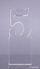 Number 5 Acrylic Award - 6 inch [ATNM-5-6-Q]