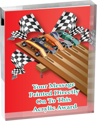 Derby Vibrix Acrylic Award [A45BV-PNWD]