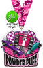 Powder Puff Colorix-M Acrylic Medal - 3.75 inch [MACR375-PWDPF-Q]