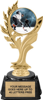 Golden Leaf Color Insert Trophy on Synthetic Regal Base [TRGi-C51]