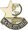 Scholastic Star Pins- Social Studies [PB125]