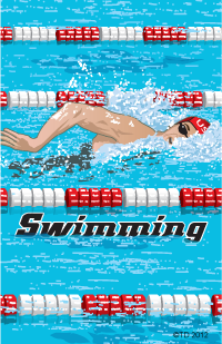 Swimming- Male Plaque Insert [BBP-2137]