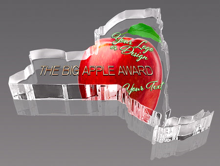 New York Full Color Paperweight Acrylic Award - 4x5.25 [ASTT-NY-FC-Q]