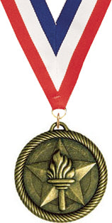 Torch Scholastic Medal [M2SCH-VY]