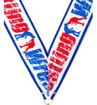 7/8 x 30 in. Wrestling Super Sport Neck Ribbon [NKRB-1002]