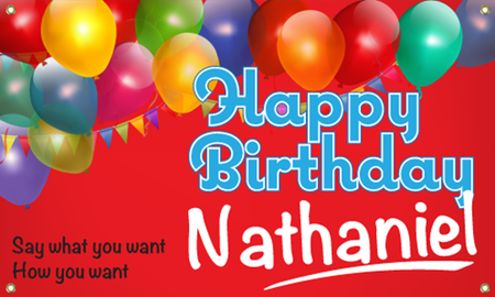 Occasion Vinyl Banner- Balloons [VB-OCC-BAL]