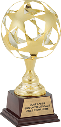 Star Globe Trophy- Gold [TSTRGLB-G-11]