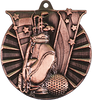 Golf Victory Medal- Bronze [MVM2-GL-B]