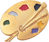 Painters Pallet Enameled Pin [PCM-ART-279]