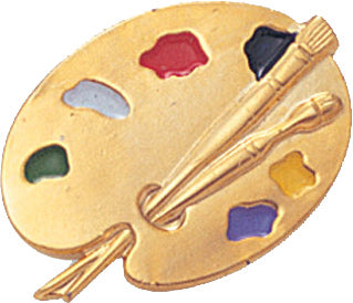 Painters Pallet Enameled Pin [PCM-ART-279]