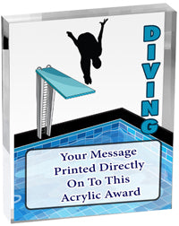 Swimming Vibrix Acrylic Award [A45BV-SW]