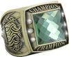 Championship Ring with Green Center Stone- Gold [RGSJ-G-CHMP-GRN]