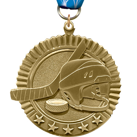 2.75" Hockey 5 Star Medal [MP36-HK]