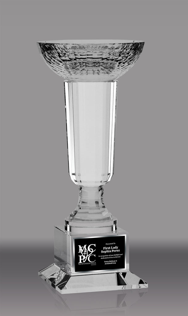 Crystal Venice Bowl Award - 10 inch [CVB-10]