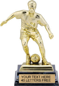 Soccer Bright Gold Tone Figure - Male [TXBG-SCM]
