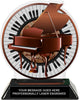 Piano Colorix-T Acrylic Trophy [TACR6-PNO-Q]