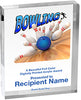 Bowling Vibrix Acrylic Award [A34BV-BW]