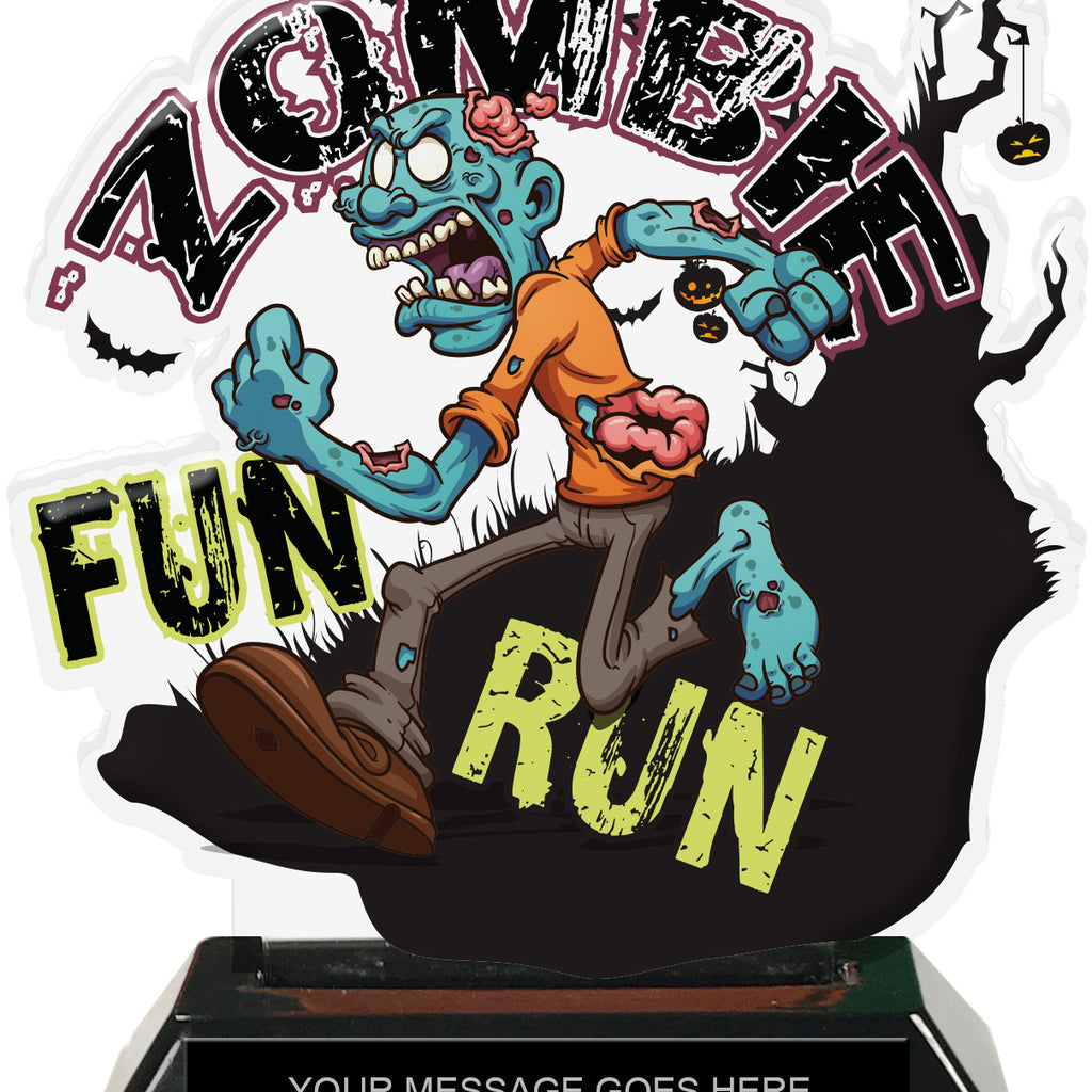 Zombie Fun Run Colorix-T Acrylic Trophies