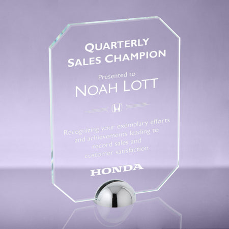 Crystal Boxwood with Metal Stand - 6.5 inch [CPBG6]