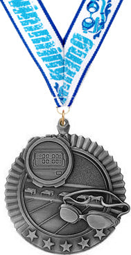 Swimming 5 Star Medal- Silver [MP36-SW-S]