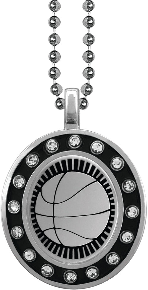 Basketball Silver Charm [CSOV-16STN-BK-S]