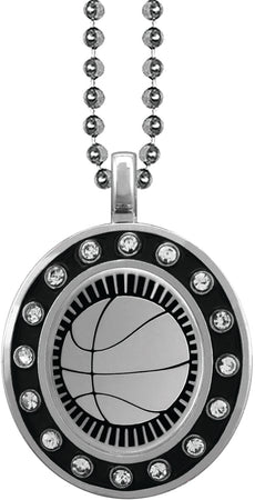 Basketball Silver Charm [CSOV-16STN-BK-S]