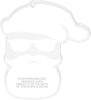 Santa Run Face Colorix-M Acrylic Medal [MACR5-SNTRN2-Q]