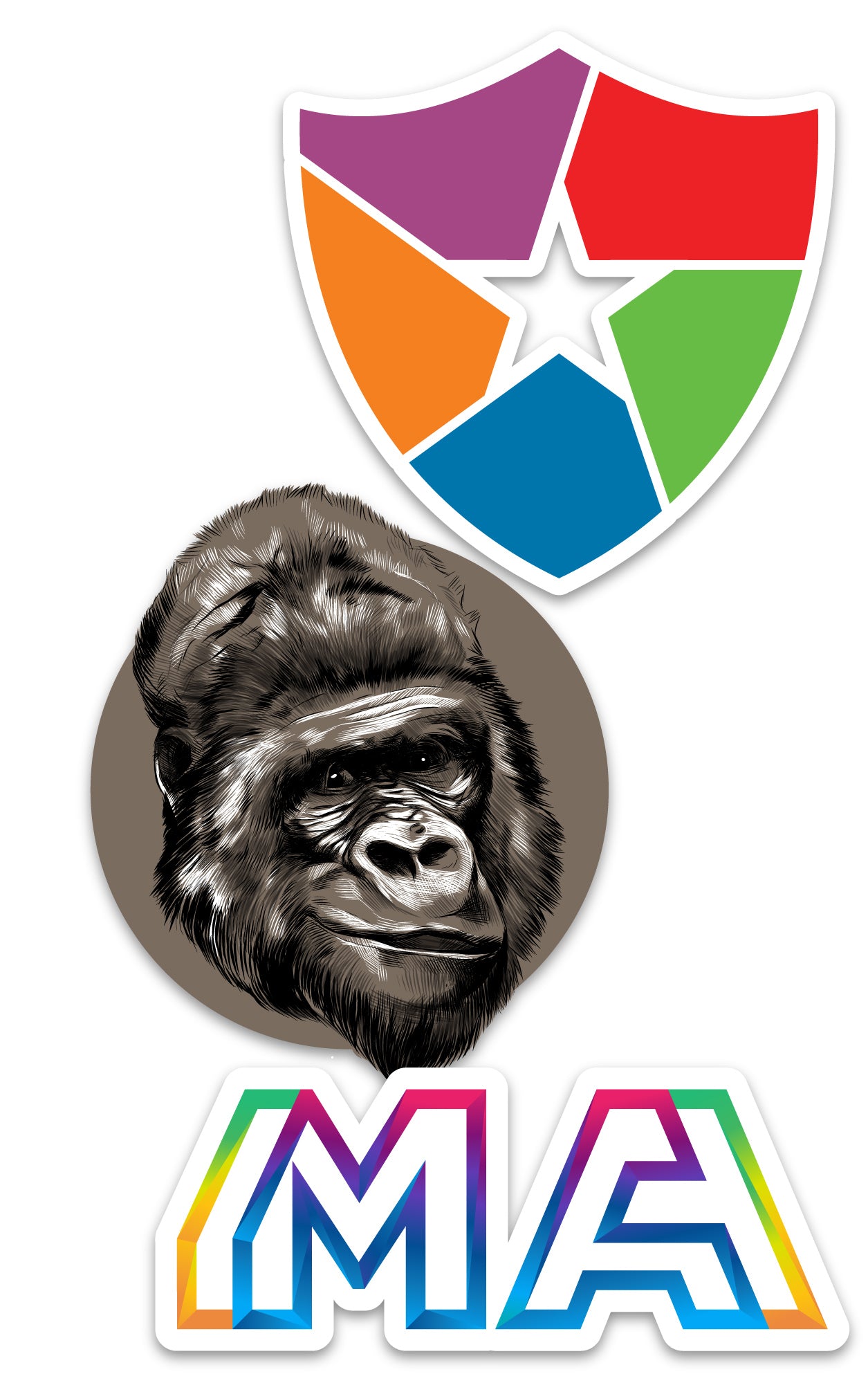 Custom Die Cut Sticker - 5x5 inch [SXTK-DC-5X5] – Trophy Depot