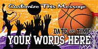 Basketball 3 x 6 Vinyl Banner- Hoop [VB-BK-HP-36]