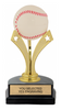 Baseball Triple Star Pedestal Trophy [TSTR6-BS]