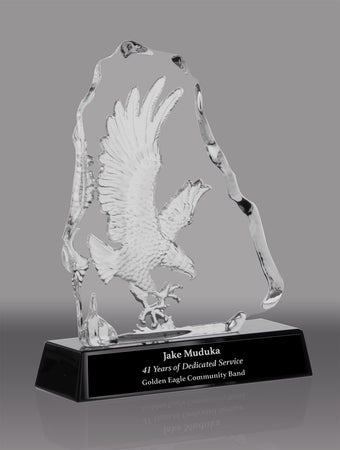 Flying Eagle in Iceberg Crystal Relief Award [CF17-3-7-EG-X]