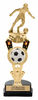 Soccer Trophy with Spinning Ball [TSB2DF3-SC]