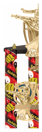 Three-Post Trophy- 26 inch [T3P1Ti26]