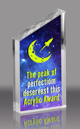 Acrylic Full Color Peak - 4.25 inch [APEAK-4-FC-Q]