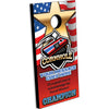 Cornhole Full Color Plaque - US Flag [PCRN1]