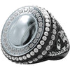 Baseball World Class Championship Stones Ring - Black Nickel [RSWCG-BS-STN-K]