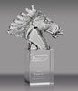 Horses Head Crystal Award [CFHSB-9-X]