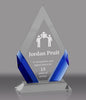 Cambridge Crystal Diamond Award - Blue 9 inch [CPCD-9-BLU]