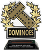 Dominoes Colorix-T Acrylic Trophy - 6.25 inch [TACR6-DMNO-Q]