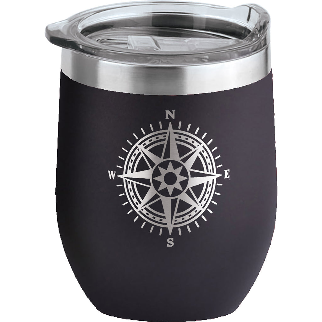 TahoeÂ© 16 oz Wine Tumbler with Premium Slide Lid - Black [TMLG16-BLK]