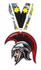 Trojan Mascot Colorix-M Acrylic Medal [MACR375-TJN-Q]