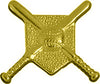 Baseball Crossed Bats Chenille Pin [PCH-10]