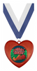 Heart Insert Medals - Red [M3HRT-RED]