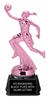 Basketball Female Pink Metallic Trophy on Synthetic Regal Base [TPNK7-BKF]